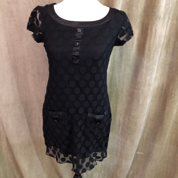 📌📌 Enfocus Petite Cute Mash Dots Shift Dress 📌 - Picture 2 of 8